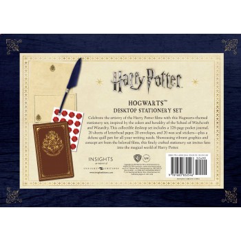 Harry Potter: Hogwarts School of Witchcraft and Wizardry Stacionarus stalo rinkinys (su rašikliu) Insight Editions